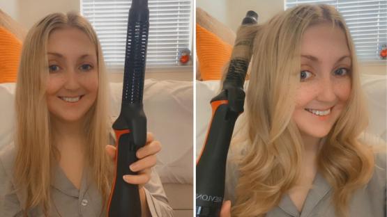 I tried incredible new air styler – it gave perfect curls with no heat and its a fraction of the price of Dyson Air Wrap