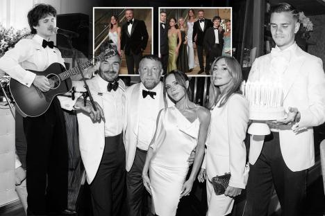 David Beckham praises family and famous friends for making 50th birthday ‘special’ in new pics after Brooklyn letdown