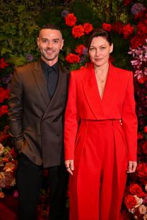 Matt Willis and Emma Willis at a British Vogue and Netflix event.
