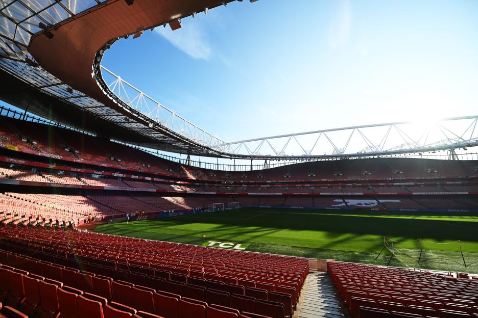 A general view inside Emirates Stadium, home of Arsenal, prior to a Barclays Women's Super League match.