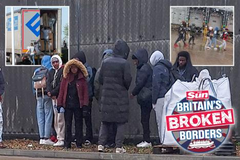 Illegal immigrants back smuggling themselves into Britain in lorries – as number caught surges by a quarter