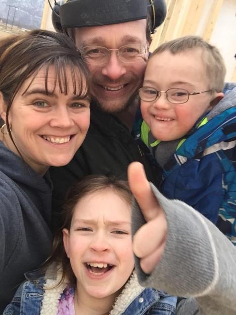 Family selfie.