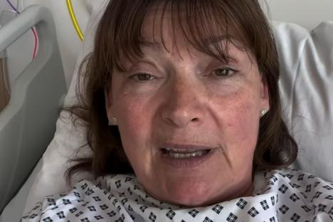 Lorraine Kelly reveals secret health battle as she shares photos from hospital ahead of surgery