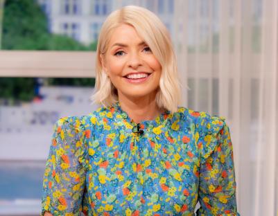 Holly Willoughby at an awards ceremony.