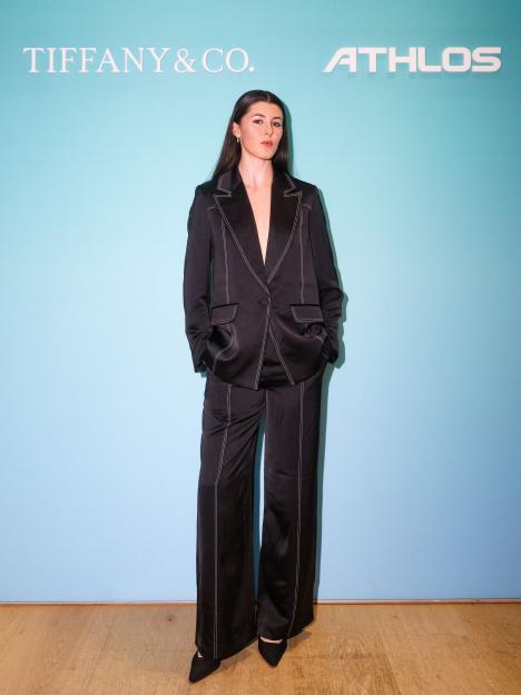 Amy Hunt at Tiffany & Co. x Athlos event.