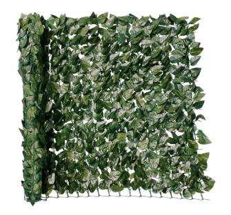 Artificial leaf garden screening.