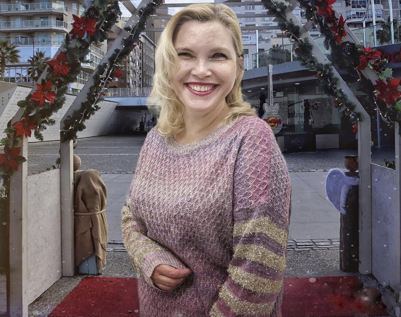 Oliver Pugh's Russian grandmother Angela (Anzhela) Nikolenko in Spain.