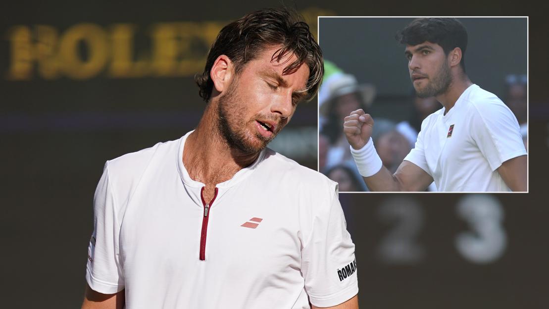 Cameron Norrie’s Wimbledon dream OVER as he becomes final Brit to crash out after defeat to Carlos Alcaraz