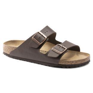 Brown Birkenstock sandals.
