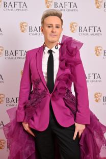 Ian Watkins at the BAFTA Cymru Awards.