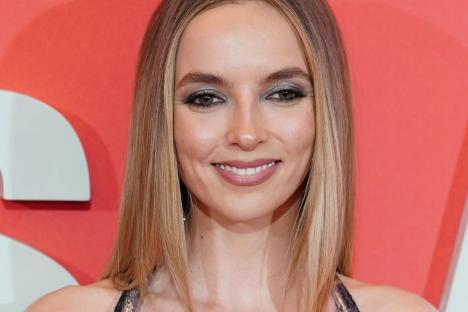 Jodie Comer looks striking in a metallic silver dress as she leads stars at 28 Years Later premiere