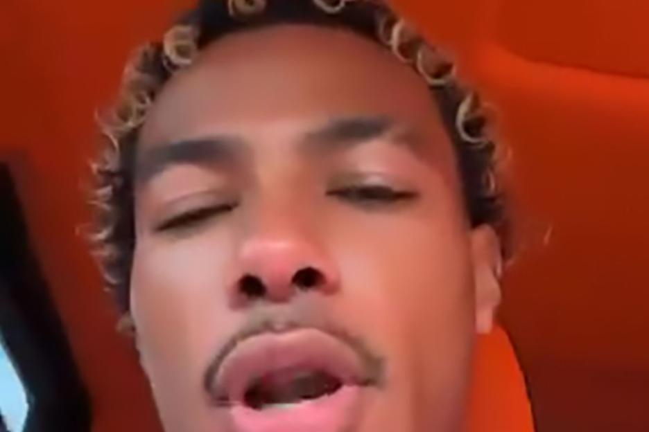 New Liverpool ace Hugo Ekitike caught using phone to film himself driving £200k Mercedes before posting vid on Snapchat
