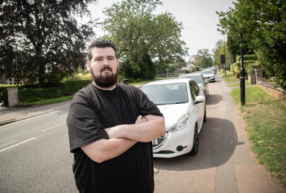 Dean O’Driscoll, resident of Allesley, Coventry, interviewed about migrants.