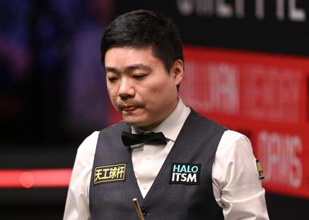 Ding Junhui at the World Championship.