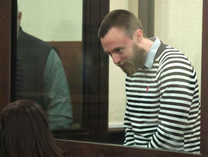 Jack Shepherd at a court hearing.
