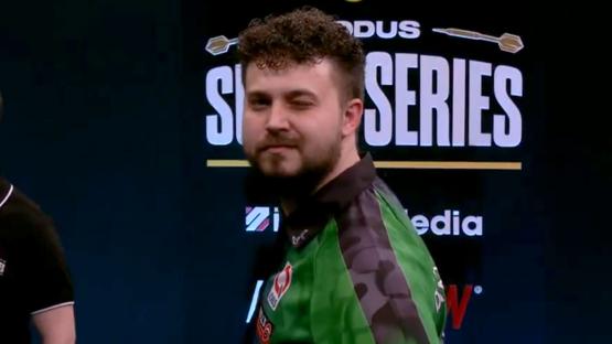 ‘Not even the cameraman knew’ – Darts star winks at camera after outrageous checkout that leaves commentator in shock