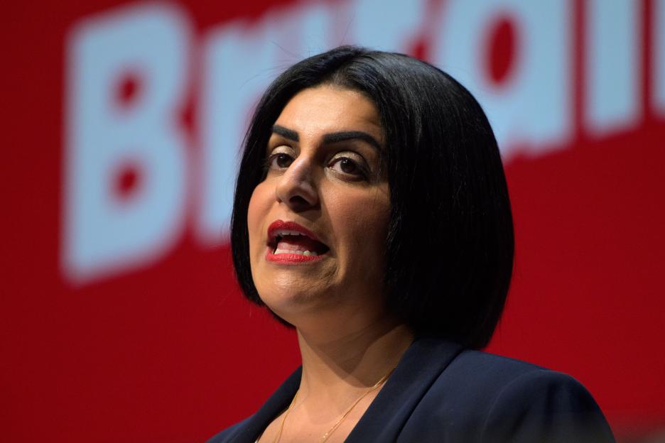 Shabana Mahmood MP, Home Secretary, addressing the Labour Party conference.