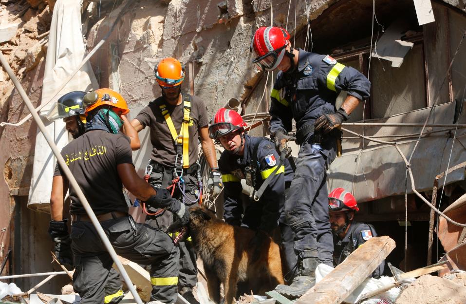 Rescue workers are still searching for victims in the rubble