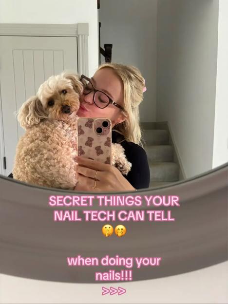 I’m a nail tech & yes, I can tell if you shower every day or not just by your hands – I know how clean your home is too