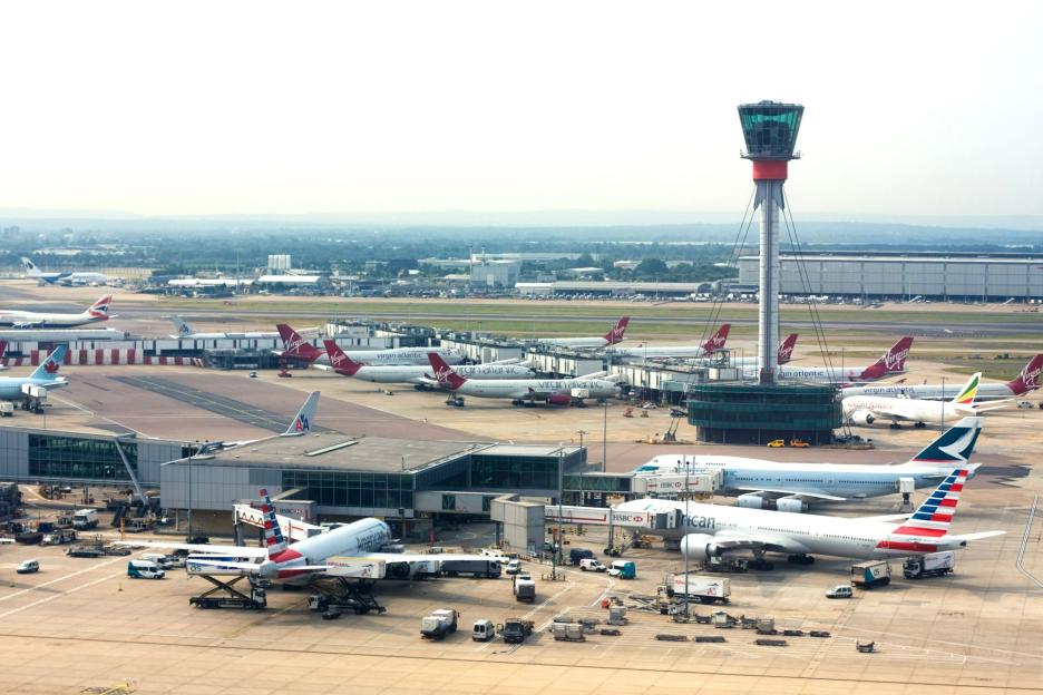 Heathrow Airport evacuated & passport control shut down with passengers stuck in huge queues as crew probe ‘fire’