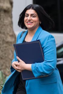 Shabana Mahmood, Lord Chancellor and Secretary of State for Justice, arriving at Downing Street.