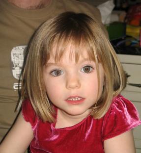 Photo of Madeleine McCann as a young child.
