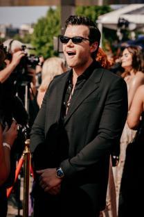 Luke Newton at the 2025 BAFTA Television Awards.