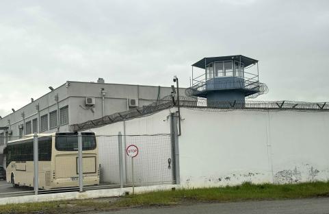 Exterior of a women's prison near Tbilisi, Georgia.