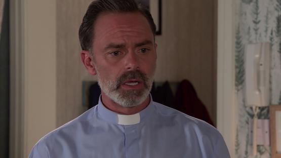 Billy Mayhew from Coronation Street proposes to Todd Grimshaw.