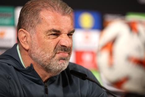 Ange Postecoglou fumes after being labelled a ‘clown’ and refuses to answer question during press conference