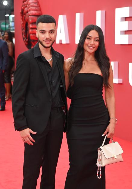 Junior Andre and Jasmine Orr at the UK Gala Screening of "Alien: Romulus".