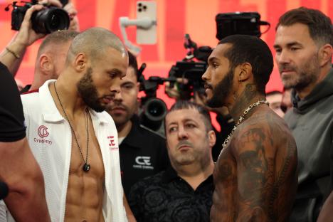 Chris Eubank Jr MAKES WEIGHT at final weigh-in just hours before fight to escape being hit with another massive fine