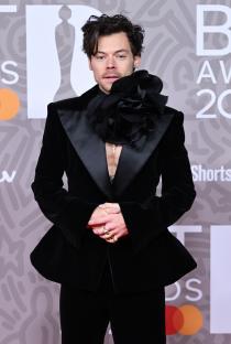 Harry Styles at the BRIT Awards 2023.