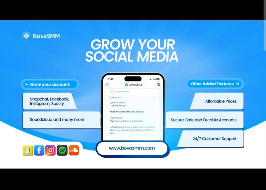 Bovamedia: Your Number One Social Media Website For Likes, Followers, Accounts