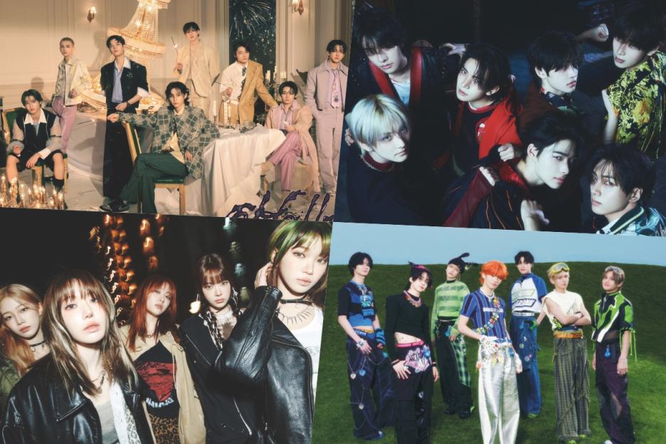 Stray Kids, ENHYPEN, LE SSERAFIM, And aoen Earn RIAJ Triple Platinum And Gold Certifications In Japan