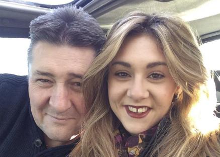 Photo of Karl Edgeller and his daughter Karlynn West.