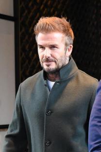 David Beckham in Manhattan.