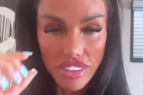 Katie Price can barely move her face in new video as she reveals FOURTH BBL surgery