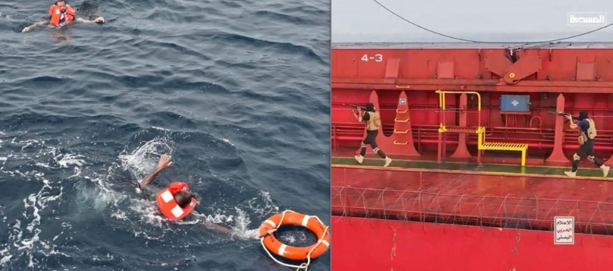 Four more survivors pulled from Red Sea after Houthi attack on Greek ship