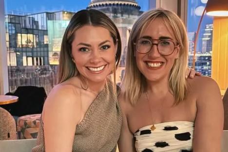 Danny Jones’ wife Georgia reveals she’s returned to work with her first event since McFly star’s kiss with Maura Higgins