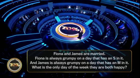 The 1% Club stumps players with tricky days of the week riddle – but would you get it in 30 seconds? 4