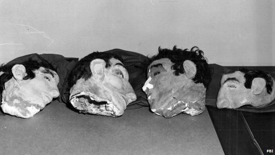 Papier-mâché heads used in the 1962 Alcatraz escape.