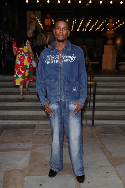Cach Mercer at a Love Island wrap party.