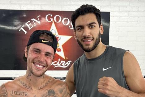 Hamzah Sheeraz loses his favourite sparring partner in Justin Bieber after swapping LA for Ireland to switch trainers