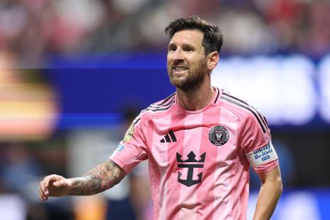 Lionel Messi in Inter Miami CF jersey.