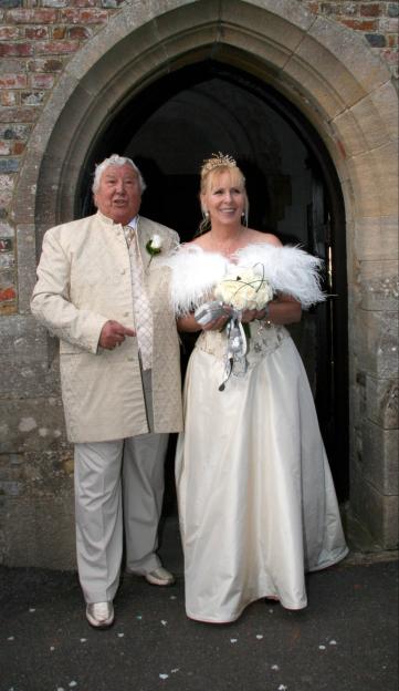 Linda Calvey, nicknamed the Black Widow, marrying for the third time.
