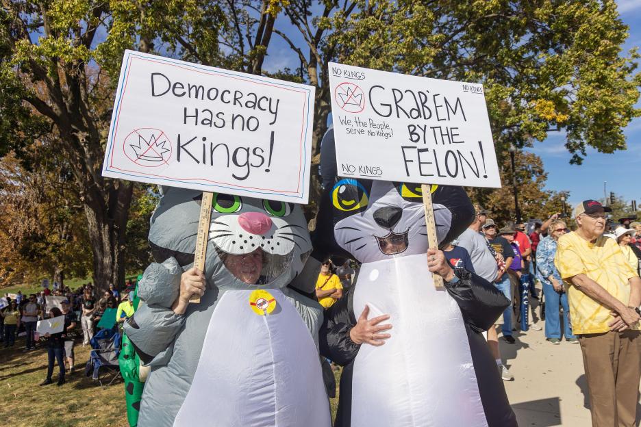 No Kings II rally in Des Moines