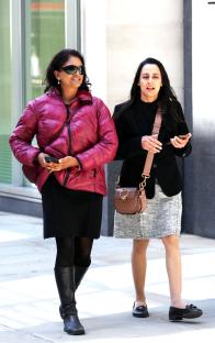 Dr Jyotibala Patel outside the High Court in London.