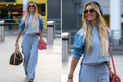 Christine McGuinness can’t stop smiling as she flies to Ibiza for CGD as it’s revealed she’ll date men and women on show