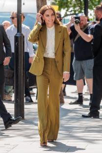 The Princess of Wales at a British Fashion Council event.